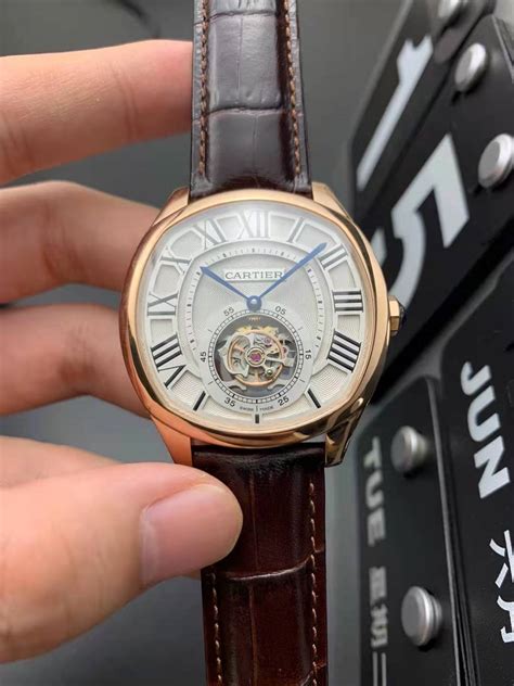 fake cartier tourbillion